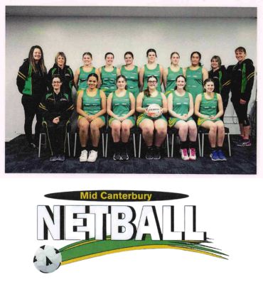 Mid Canterbury U18 Rep Netball Team 2022